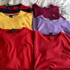 Men’s V-Neck U.S. Polo Assn Tee shirts